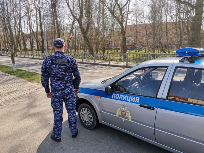 В Калининграде сотрудники вневедомственной охраны задержали мужчину, который совершил кражу в магазине