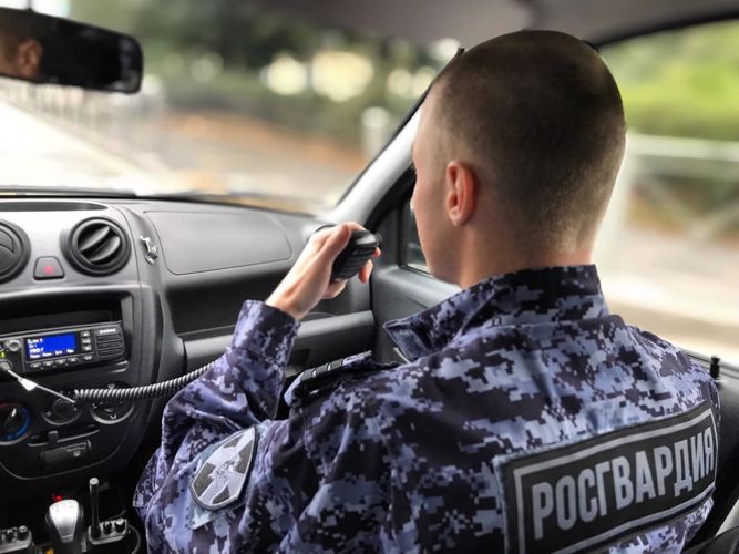 В Калининграде сотрудники Росгвардии задержали нарушителя общественного порядка