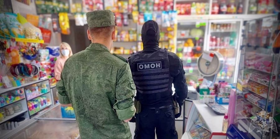 В Калининградской области при участии ОМОН Росгвардии прошли профилактические мероприятия