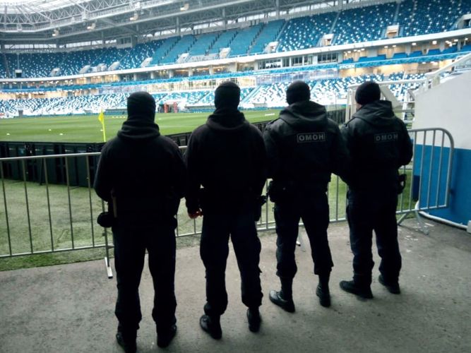 Росгвардейцы обеспечили общественный порядок при проведении матча "Балтика" - "Акрон" в Калининграде