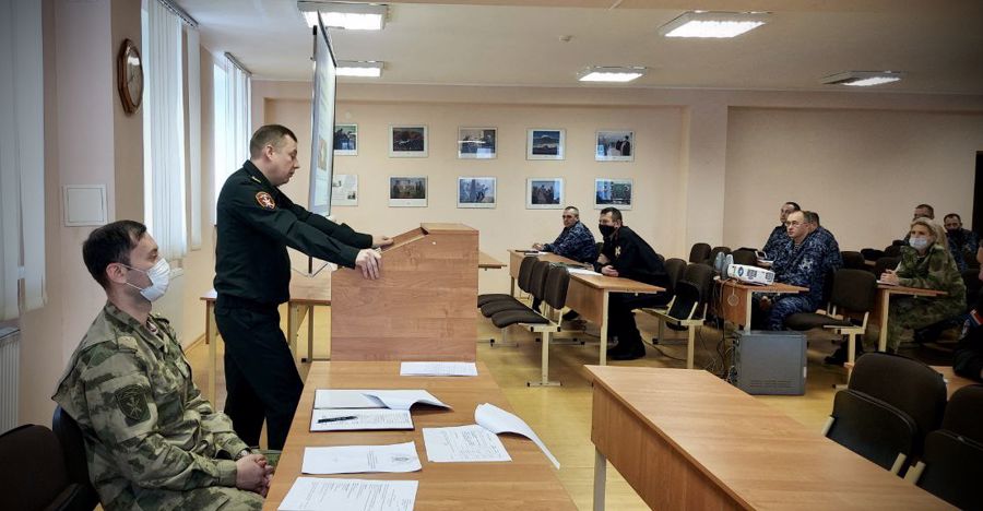 В Калининграде прошли учебно-методические занятия с руководителями групп военно-политической подготовки регионального Управления Росгвардии