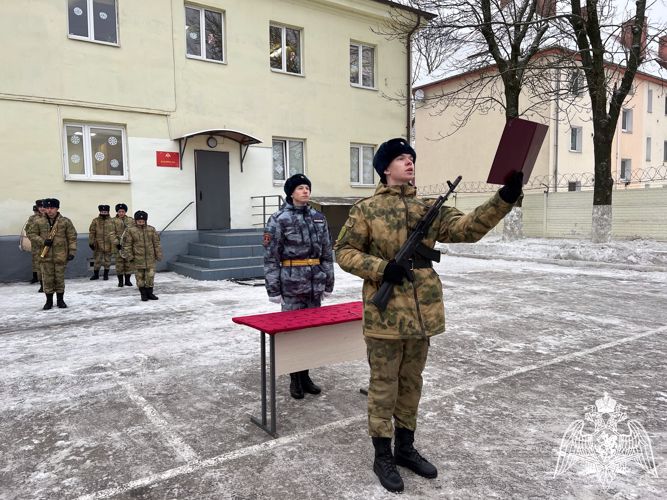 Новобранцы Росгвардии приняли воинскую присягу в Калининграде