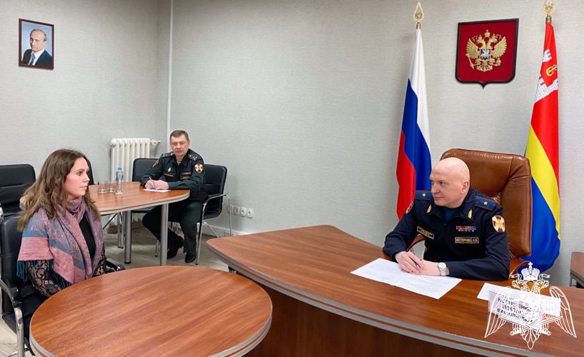 Начальник Управления Росгвардии по Калининградской области провел личный прием граждан