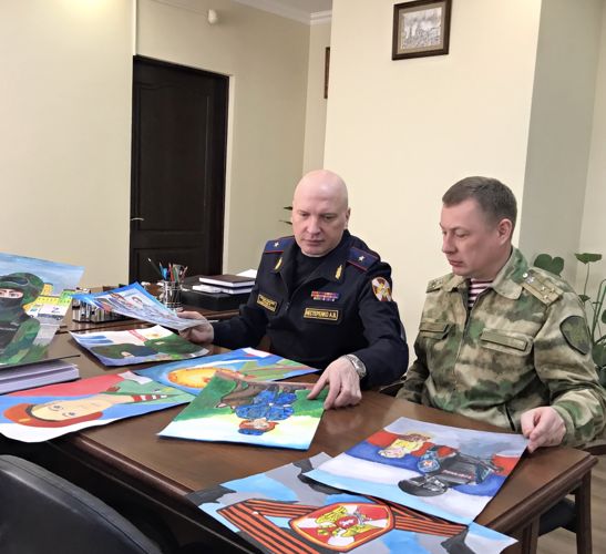 В Управлении Росгвардии по Калининградской области подвели итоги конкурса детского рисунка «Моя Росгвардия»