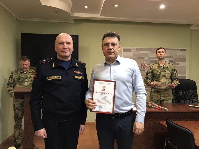 В Калининграде состоялось награждение ветеранов подразделений территориального Управления Росгвардии