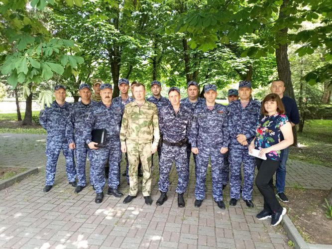Эффективные методики военно-политической работы изучили росгвардейцы на сборах в Калининграде