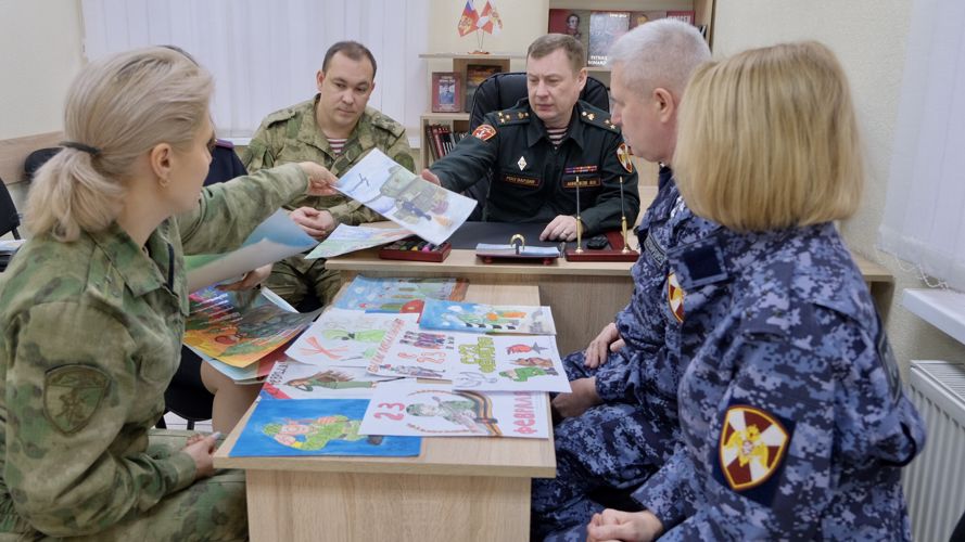  В Управлении Росгвардии по Калининградской области подвели итоги конкурса детского рисунка