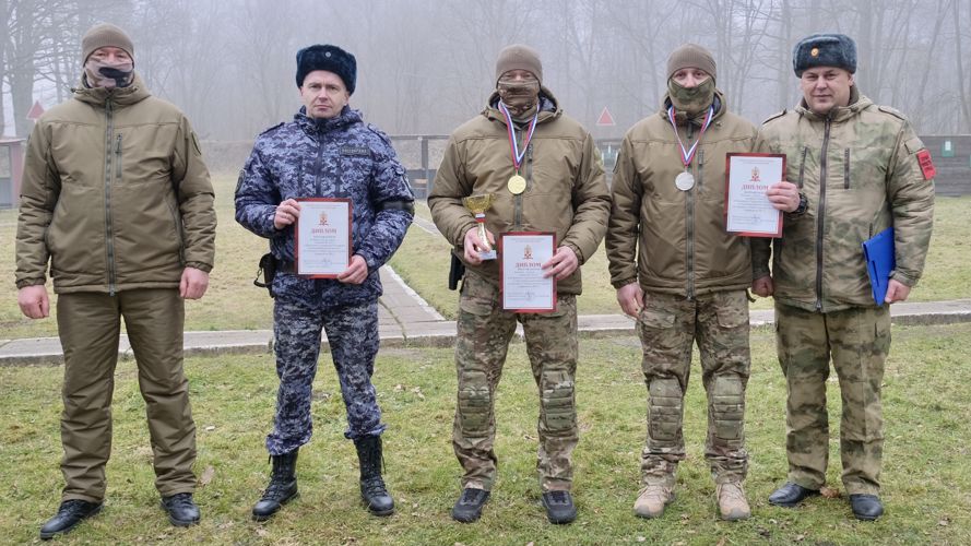 В Калининграде прошел чемпионат по стрельбе среди сотрудников и военнослужащих территориального Управления Росгвардии