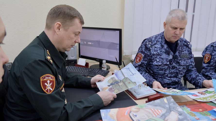  В Управлении Росгвардии по Калининградской области подвели итоги конкурса детского рисунка
