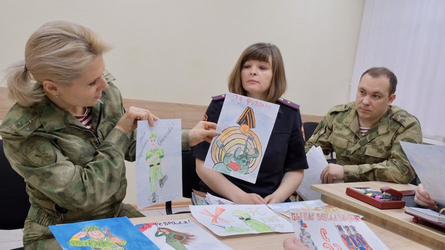  В Управлении Росгвардии по Калининградской области подвели итоги конкурса детского рисунка