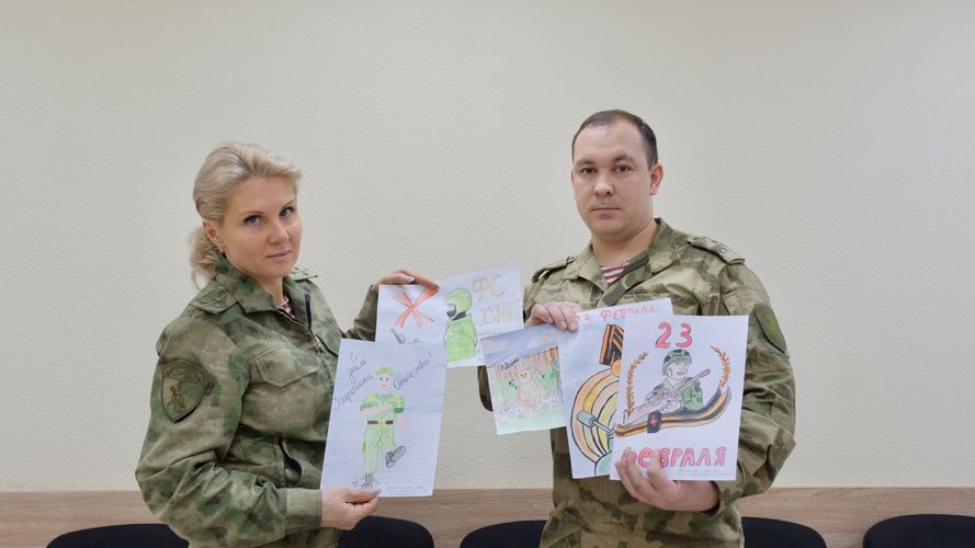  В Управлении Росгвардии по Калининградской области подвели итоги конкурса детского рисунка