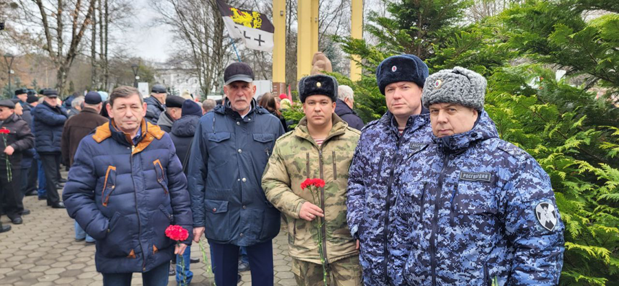 В Калининграде росгвардейцы приняли участие в мемориальном мероприятии, приуроченном ко Дню памяти воинов-интернационалистов