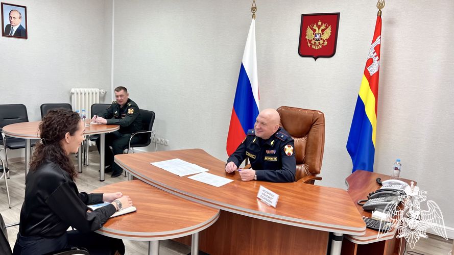 Начальник Управления Росгвардии по Калининградской области провел личный прием граждан