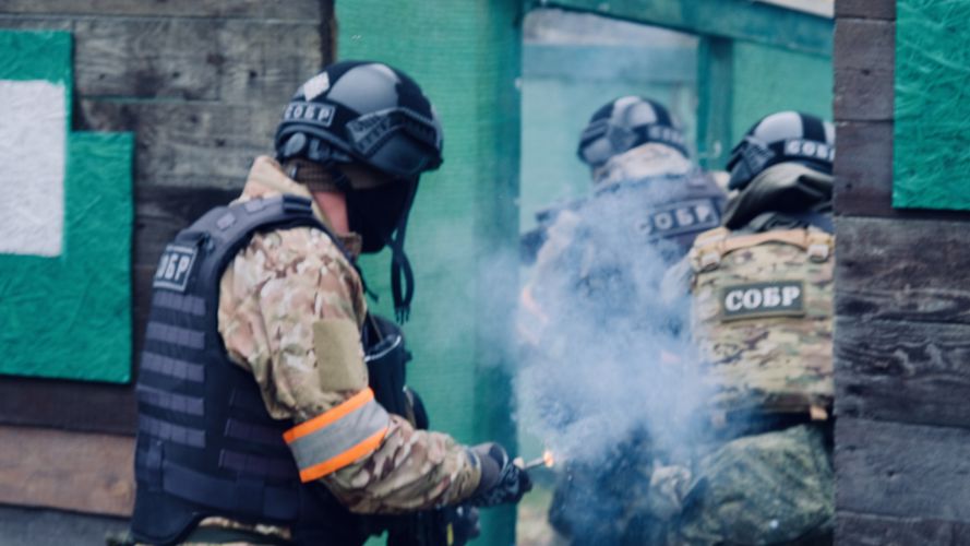 Росгвардейцы отработали противодиверсионную борьбу в Калининградской области