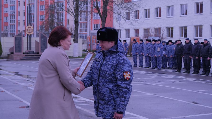 Торжественное мероприятие в честь Дня образования войск национальной гвардии состоялось в Калининграде