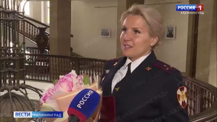  Телесюжет ГТРК «Калининград» о том, как в региональном правительстве Антон Алиханов наградил сотрудников и военнослужащих Росгвардии