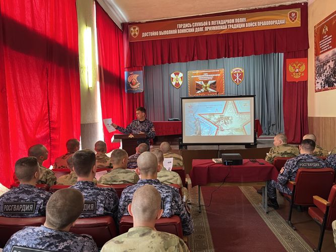 Калининградские росгвардейцы присоединились к Всероссийской патриотической акции «Диктант Победы»