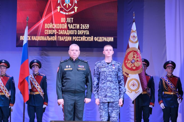 В Калининграде отметили 80-ю годовщину специального моторизованного полка Росгвардии