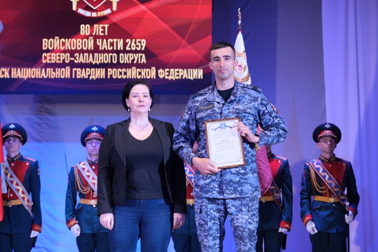 В Калининграде отметили 80-ю годовщину специального моторизованного полка Росгвардии