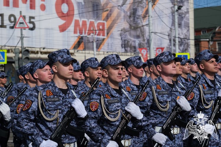 В Калининграде военнослужащие Росгвардии приняли участие   в параде Победы