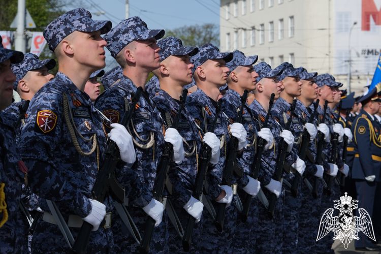 В Калининграде военнослужащие Росгвардии приняли участие   в параде Победы