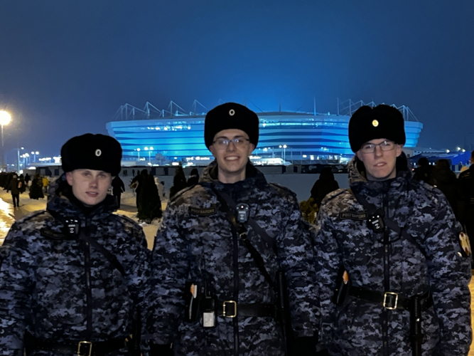 В Калининграде росгвардейцы обеспечили безопасность проведения последнего матча в профессиональном футболе России в 2023 году