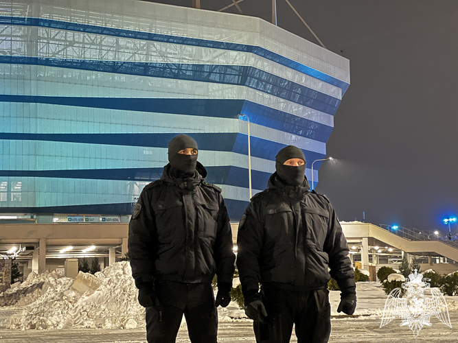 В Калининграде росгвардейцы обеспечили безопасность проведения последнего матча в профессиональном футболе России в 2023 году