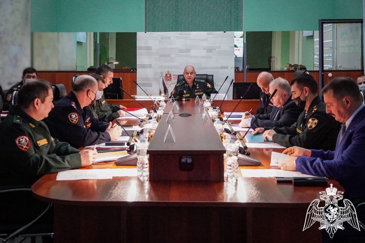 Руководитель регионального управления Росгвардии принял участие в Оперативном штабе СЗО по обеспечению безопасности новогодних праздников и выборов