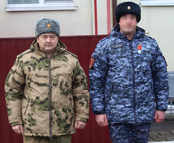 В Калининграде офицеру Росгвардии вручили государственную награду