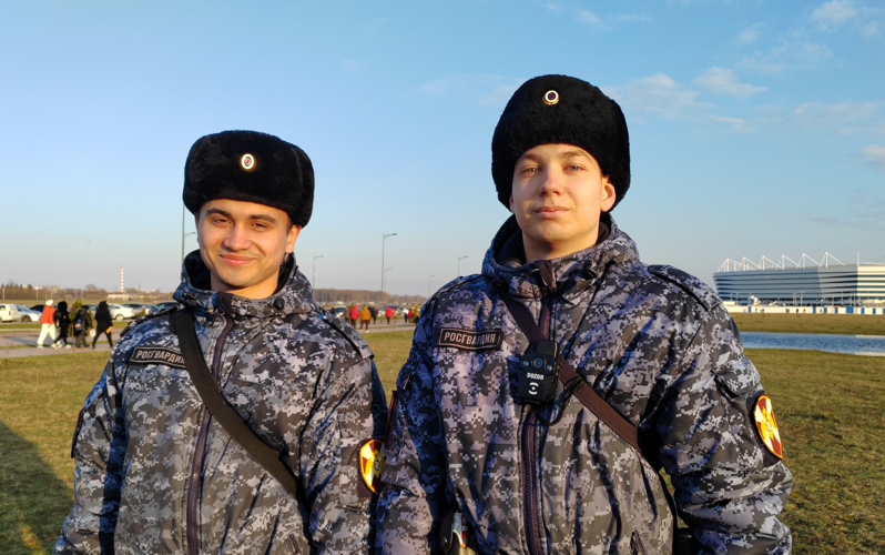 Росгвардейцы совместно с полицейскими обеспечили безопасность футбольного матча РПЛ в Калининграде