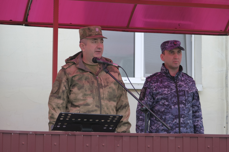 В Калининграде личному составу специального моторизованного полка Северо-Западного округа Росгвардии представлен новый командир