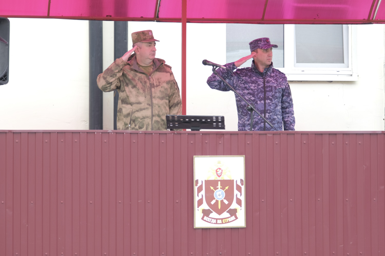 В Калининграде личному составу специального моторизованного полка Северо-Западного округа Росгвардии представлен новый командир