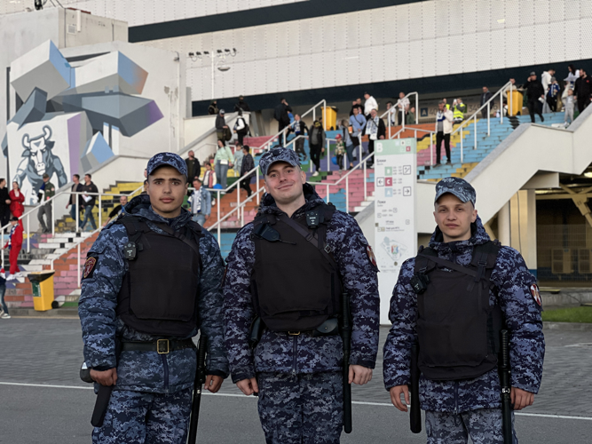 Безопасность финального матча Кубка России по футболу обеспечили росгвардейцы в Калининграде