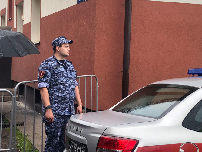 Сотрудники Росгвардии обеспечили общественный порядок во время празднования Дня Военно-Морского Флота в Балтийске
