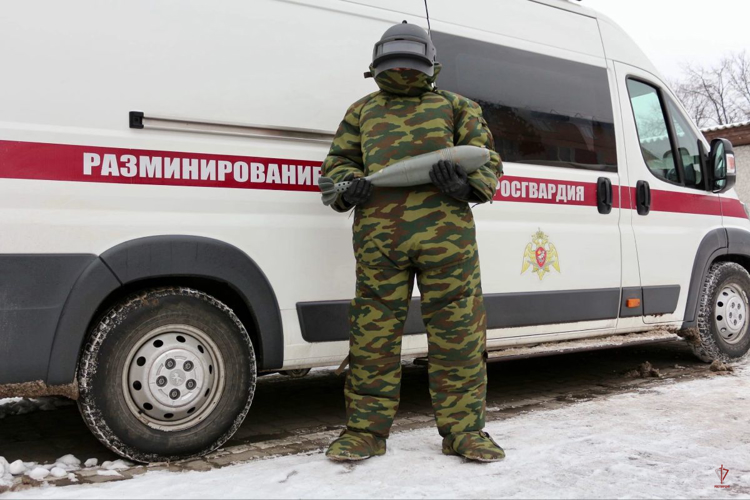 Более 100 единиц взрывоопасных предметов уничтожили за год взрывотехники ОМОН «Град» Росгвардии (видео)