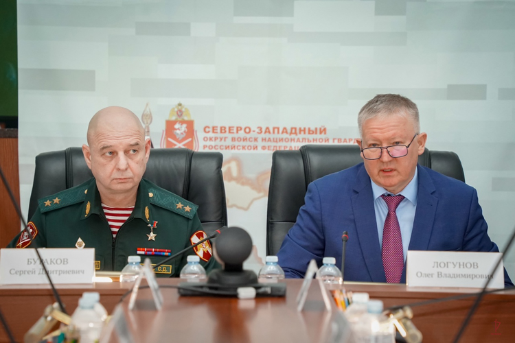 Начальник регионального Управления Росгвардии генерал-майор полиции Виктор Галий принял участие в заседании оперативного штаба СЗО Росгвардии