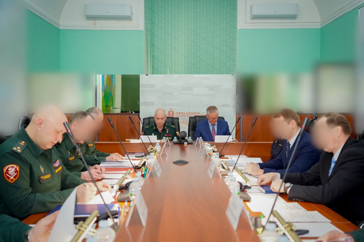 Начальник регионального Управления Росгвардии генерал-майор полиции Виктор Галий принял участие в заседании оперативного штаба СЗО Росгвардии