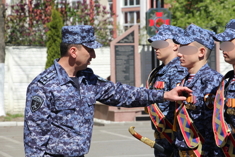 В Калининграде росгвардейцы ведут подготовку к параду Победы (видео)