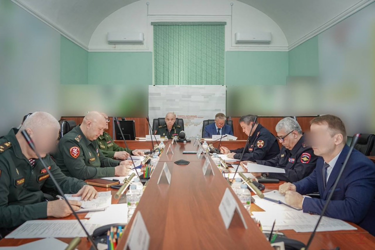 Начальник Управления Росгвардии по Калининградской области генерал-майор полиции Виктор Галий принял участие в заседании оперативного штаба Северо-Западного округа Росгвардии