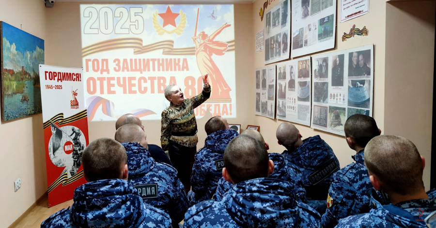 В Калининградской области военнослужащие Росгвардии стали участниками краеведческого проекта «Летопись большой войны»