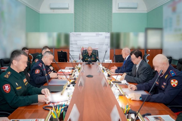 Врио начальника Управления Росгвардии по Калининградской области принял участие в заседании Военного совета Северо-Западного округа Росгвардии