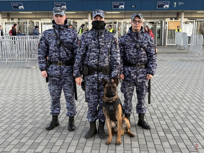  Безопасность матча Кубка России по футболу обеспечили росгвардейцы в Калининграде