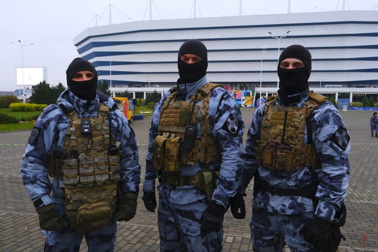  Безопасность матча Кубка России по футболу обеспечили росгвардейцы в Калининграде