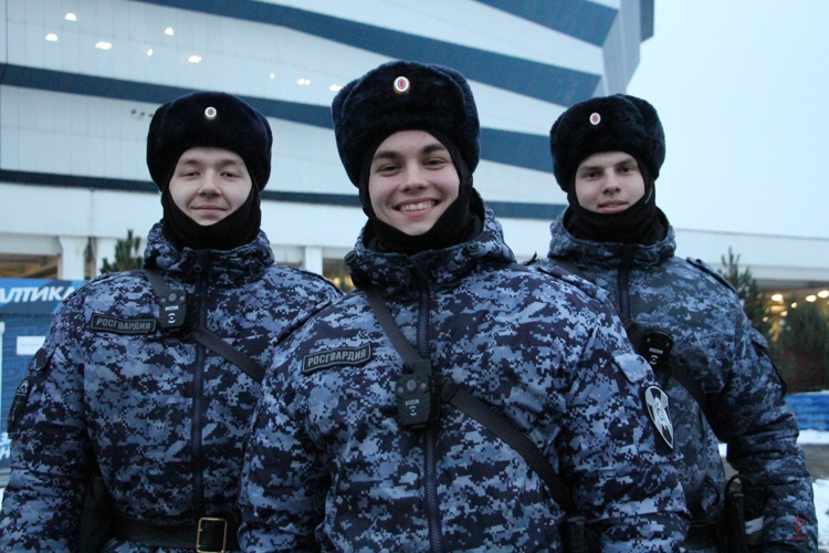 В Калининграде росгвардейцы обеспечили безопасность футбольного матча 17-го тура РПЛ