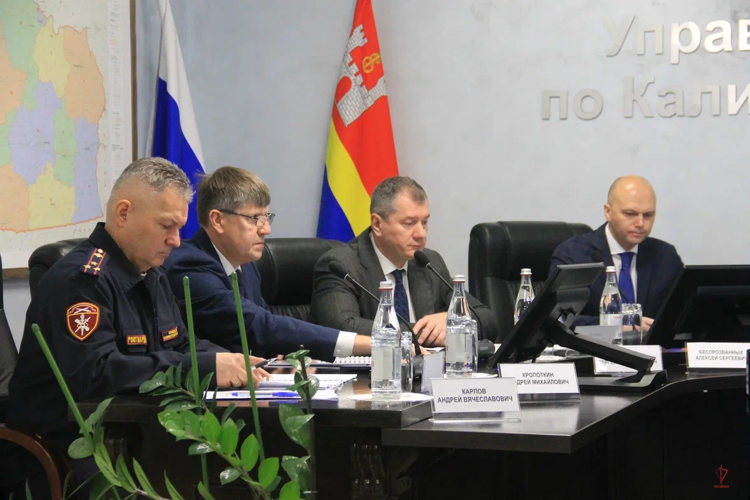  Врио начальника Управления Росгвардии по Калининградской области принял участие в расширенном заседании коллегии УМВД