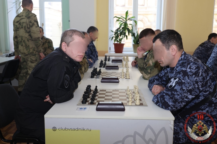 Калининградские росгвардейцы приняли участие в чемпионате Северо-Западного округа Росгвардии по шахматам