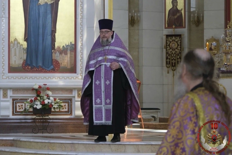 В Калининграде росгвардейцы приняли участие во всероссийской духовной акции «Великопостное молитвенное стояние за воинов Росгвардии»