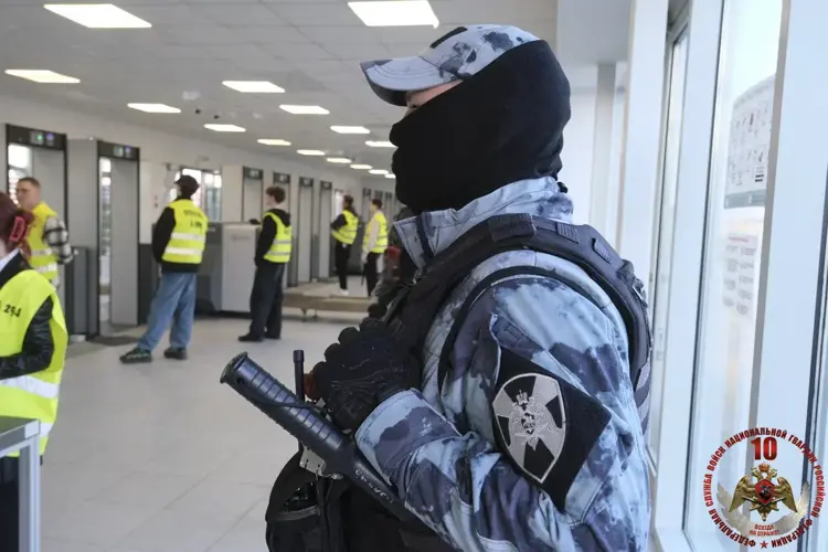  Безопасность матча Кубка России по футболу обеспечили росгвардейцы в Калининграде