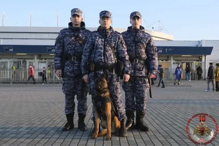  Безопасность матча Кубка России по футболу обеспечили росгвардейцы в Калининграде