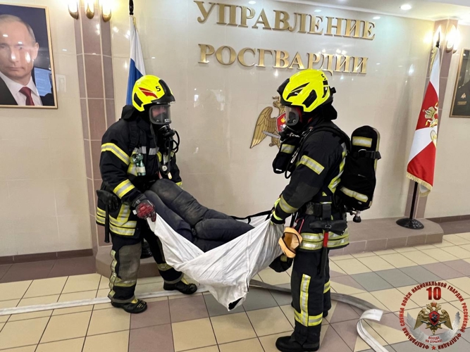 Росгвардия и МЧС провели совместные учения в Калининграде 